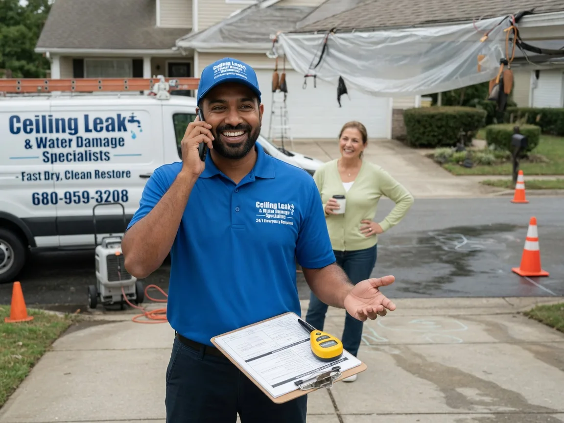 Ceiling Leak Cleanup Green River, WY FAQs